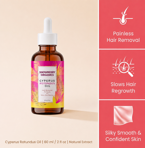 Cyperus Rotundus Oil For Natural Hair Removal